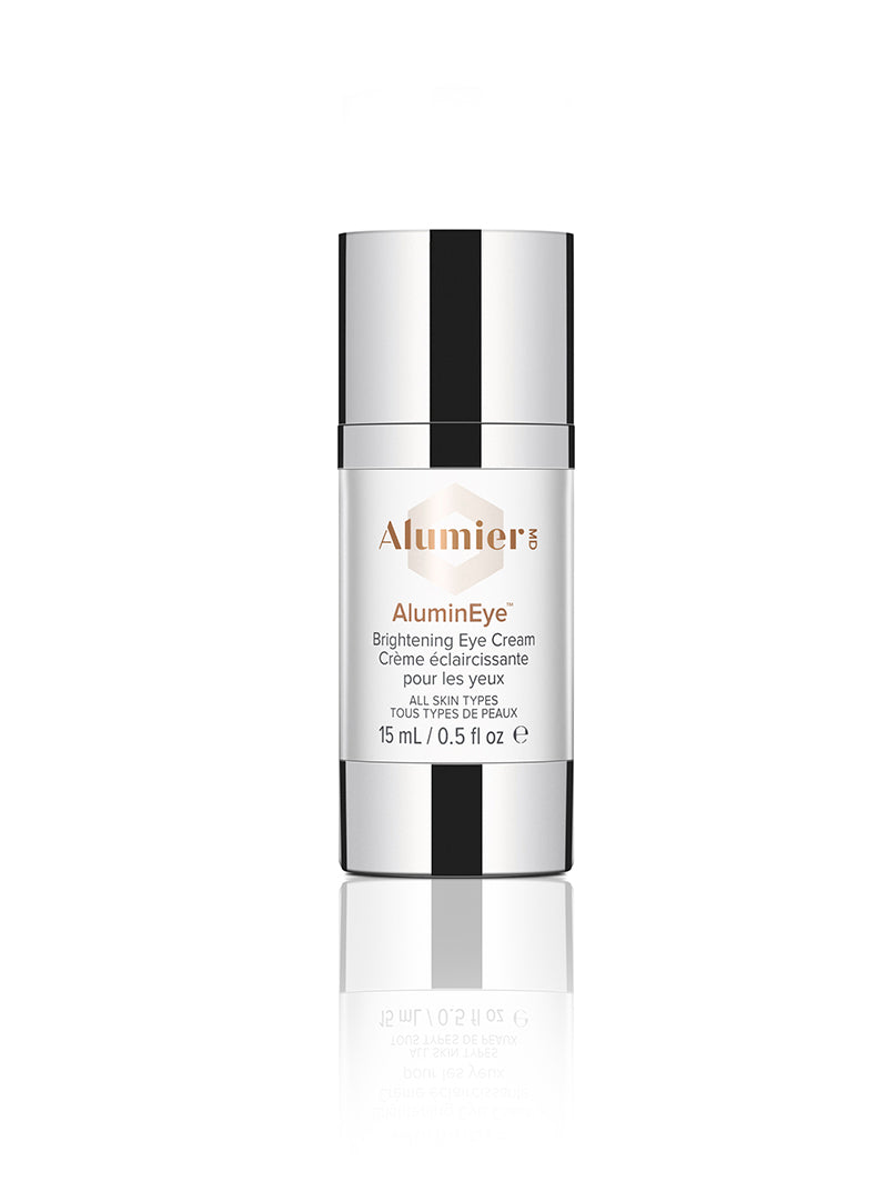 A container of Alumineye ophthalmic cream by Alumier MD Canada