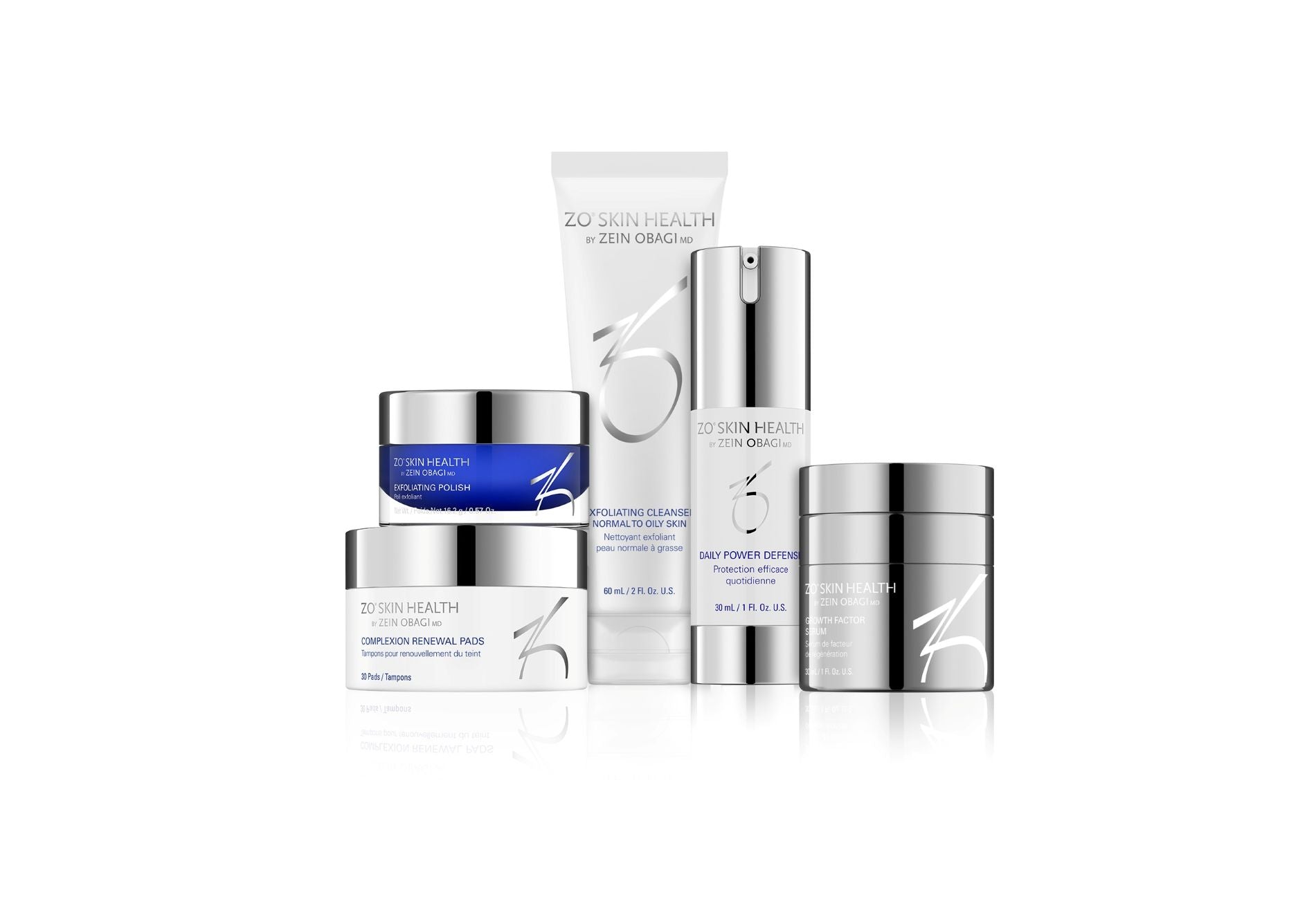 o Anti-aging Skincare Program to address the First Signs of Aging including Exfoliating Cleanser - 60 mL / 2 Fl. Oz. (Travel Size)
Exfoliating Polish - 16.2 g / 0.57 Oz. (Travel Size)
Complexion Renewal Pads - 30 Pads (Travel Size)
Daily Power Defense - 30 mL / 1 Fl. Oz. (Travel Size)
Growth Factor Serum - 30 mL / 1 Fl. Oz. (Full Size)