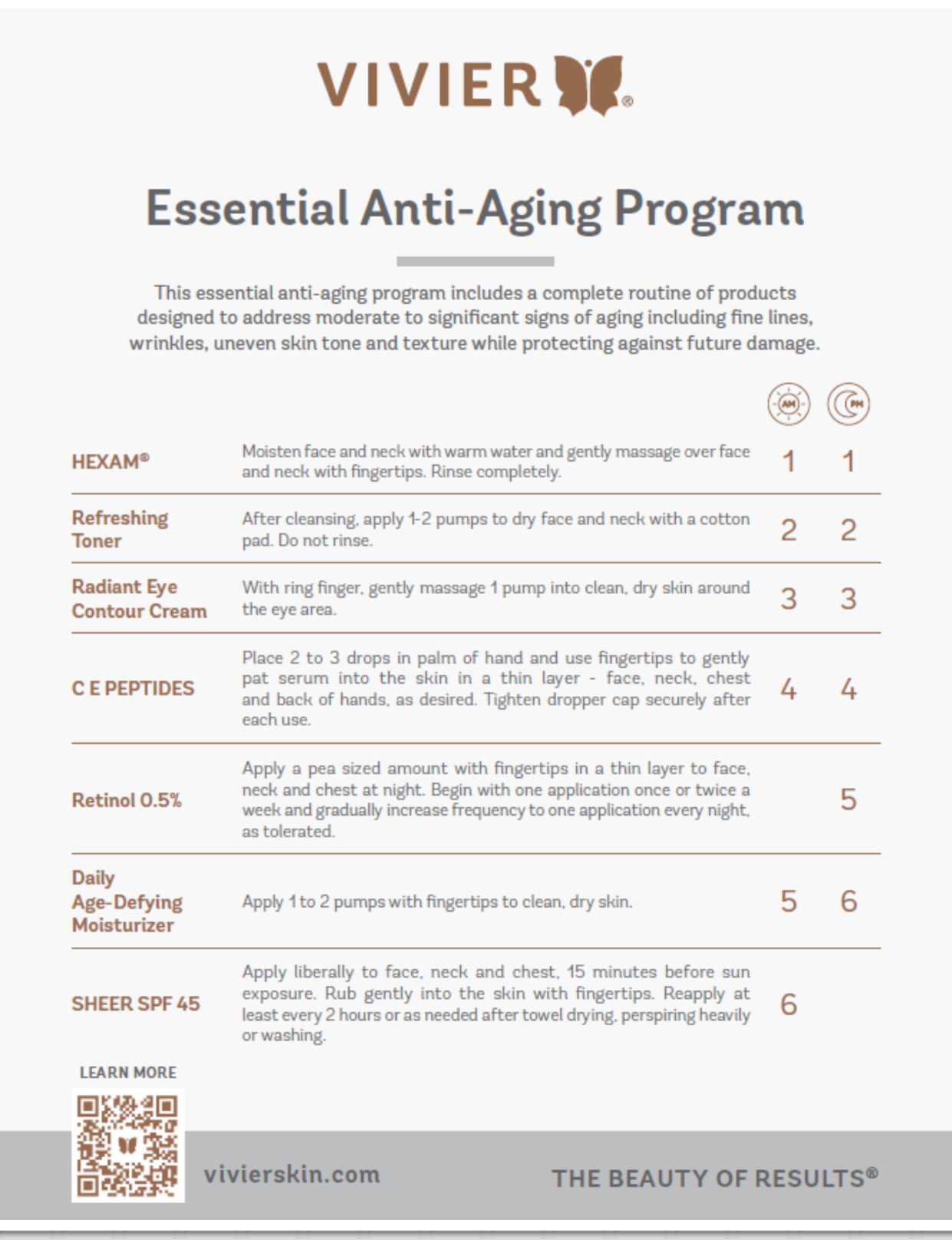 Vivier Essential Anti-Aging Program
